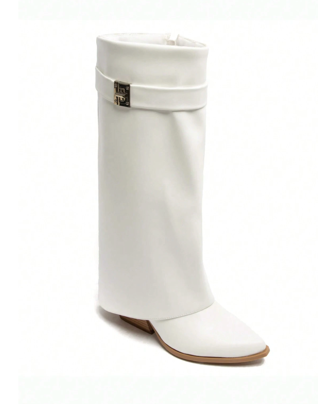 Bottes cuir Blanche/crème