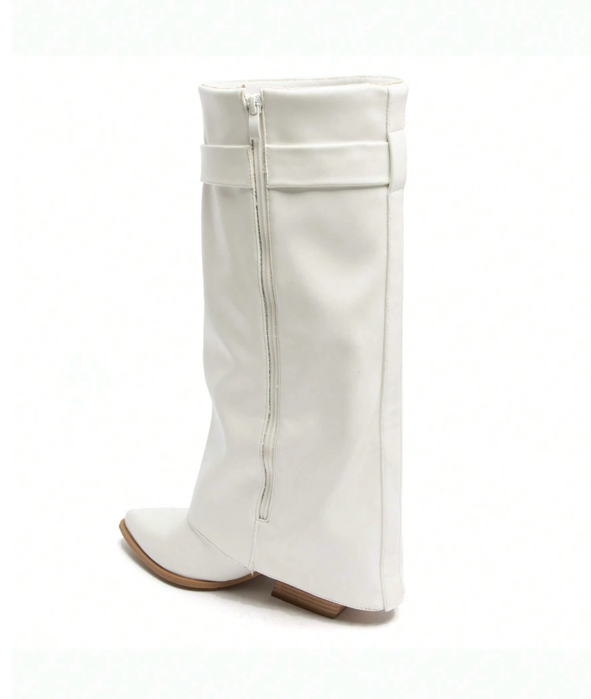 Bottes cuir Blanche/crème